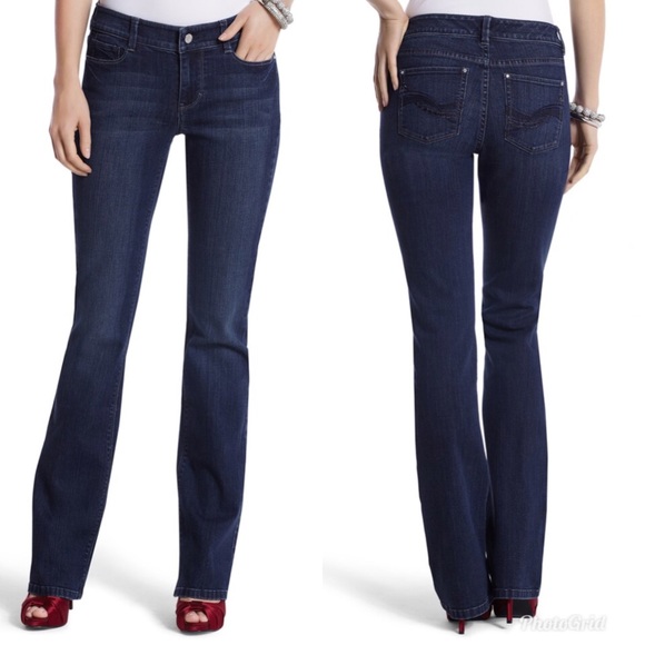 White House Black Market Denim - White House Black Market Embroidered Jeans